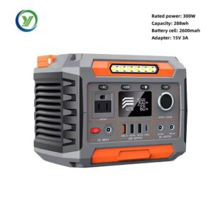 300W 220V 288Wh Home Solar Power Generator Outdoor Portable Power Station Pure Sine Wave Wireless Charging