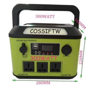 Power Station 300W Portable Solar Generator Power Supply for Outdoors