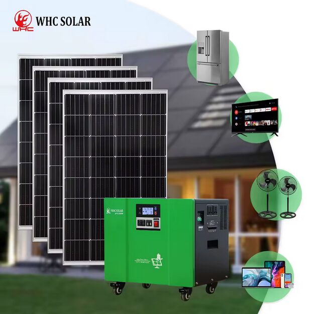 WHC Solar Generator 300W Outdoor Power Bank Portable Solar Power Station With 12V LiFePO4 Battery - Image 2