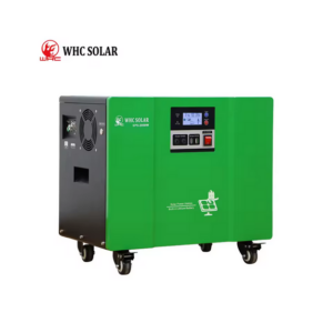 WHC Solar Generator 300W Outdoor Power Bank Portable Solar Power Station With 12V LiFePO4 Battery